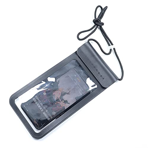 Waterproof Phone Pouch,IPX8 Waterproof Phone Case Bag Holder for iPhone 14 Pro Max/14 Plus/13/13 Pro Max/12/12 Pro Max/11/11 Pro Max/Xs Max/XR Samsung up to 6.9" for Kayaking Swimming(Black) - color: Black to 6.9"
