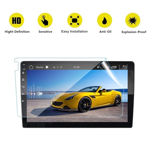 2PCS 10.1 Inch Nano Soft Film Screen Protector for Android Car Stereo Radio - size: 10.1 Inch x 2 PCS