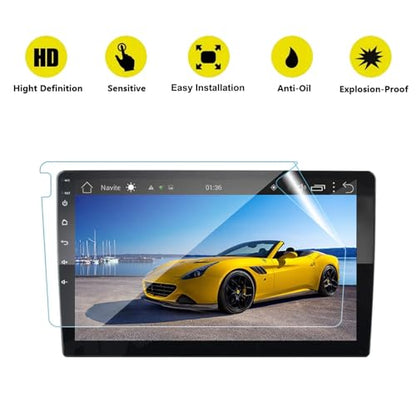 2PCS 10.1 Inch Nano Soft Film Screen Protector for Android Car Stereo Radio - size: 10.1 Inch x 2 PCS