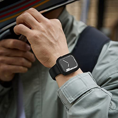 2-Pack Waterproof Case for 41mm Apple Watch Series 9/8/7 - color: Black/Black, size: 41mm (Series 9/8/7)