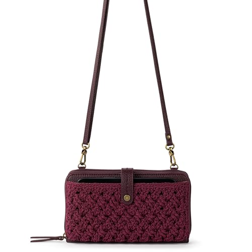 The Sak Iris Smartphone Crossbody Purse - Small Women's Cellphone Bag & Wallet For Everyday- Convertible Wristlet With Zipper | Fits Most Smartphones, Card Slots & Zip Pocket, Detachable Wristlet & Crossbody Straps, Hands-Free for Travel & Errands - color