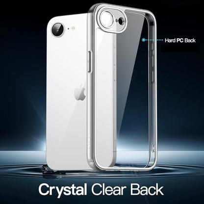 JETech Case for iPhone 17e (2026) / iPhone 16e, Non-Yellowing Shockproof Phone Bumper Cover, Anti-Scratch Clear Back, 6.1-Inch Display (Clear) - color: Clear, size: iPhone 17e/16e
