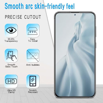 Slanku Privacy Screen Protector for Samsung Galaxy S23 FE Tempered Glass - size: samsung s23 fe