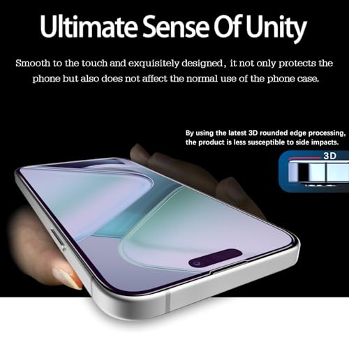 MAYtobe 2-Pack Screen Protector for iPhone 17e, 16e Eye Care Tempered Glass - size: iPhone 17e,16e