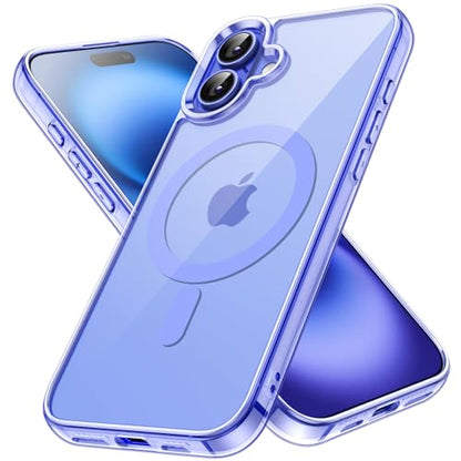 JETech Magnetic Case for iPhone 16 Plus 6.7-Inch Compatible with MagSafe, Shockproof Phone Bumper Cover, Anti-Scratch Clear Back (Ultramarine) - color: Ultramarine, size: iPhone 16 Plus