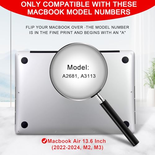 Magnetic Privacy Screen for Macbook Air 13.6 Inch (2022-2026, M2,M3,M4,M5) - size: macbook air 13.6 inch