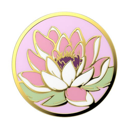 PopSockets Adhesive Phone Grip, Holder- Water Lily - color: Water Lily, style: Adhesive