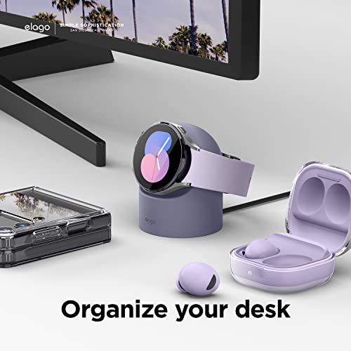 elago GW2 Charging Stand for Samsung Galaxy Watch Series - color: Lavender Grey