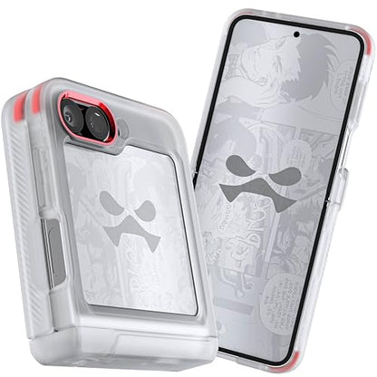 Ghostek Covert Clear Galaxy Z Flip 6 Case with Built-in Kickstand and Full Hinge Protection Shockproof Protective Phone Cover Designed for 2024 Samsung Galaxy Z Flip6 (6.7") (Clear) - color: Clear, size: Galaxy Z Flip 6