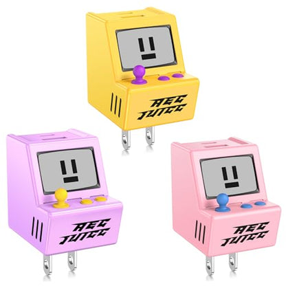 USB C Wall Charger Dual USB A Charger Block Set with Foldable Plug 3Pack - color: 3 Pack