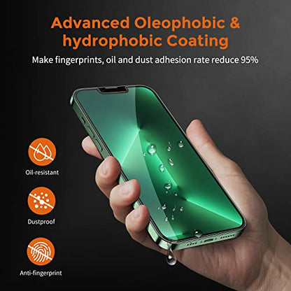 UNBREAKcable 3-Pack Screen Protector for iPhone 13 Pro Max/iPhone 14 Plus | Shatterproof Tempered Glass, Easy Installation, 9H Hardness, 99.99% HD Clear, Bubble-Free, Anti-Fingerprint, Case Friendly - size: iPhone 13 Pro Max/14 Plus