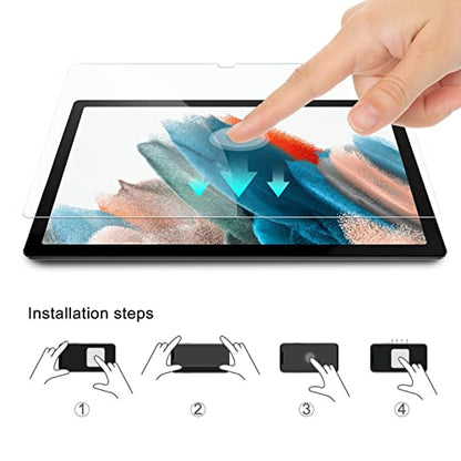 WD&CD 2 Pack Screen Protector Compatible with Samsung Galaxy Tab A8 10.5 2021, Tempered Glass Film Replacement for Galaxy Tab A8 10.5 2021【Anti Scratch 】【Anti Bubble】【High Definition】 - color: Samsung Galaxy Tab A8 10.5" (2021)
