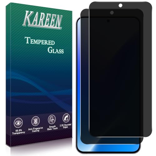 KAREEN Privacy Screen Protector For Samsung Galaxy S25 FE Tempered Glass - size: [Privacy]Samsung S25 FE