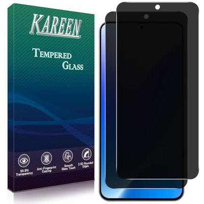 KAREEN Privacy Screen Protector For Samsung Galaxy S25 FE Tempered Glass - size: [Privacy]Samsung S25 FE