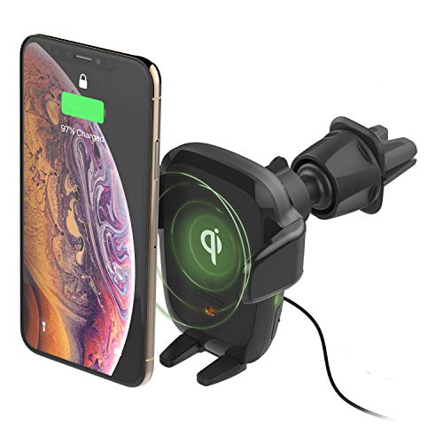 iOttie Auto Sense Qi Wireless Car Charger – Automatic Clamping Wireless Charging CD Slot & Air Vent Phone Mount Combo for iPhone, Samsung Galaxy, Google Pixel, Huawei, LG, and Other Smartphones - style: Air Vent + CD Slot