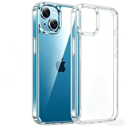 Compatible with iPhone 14 Plus/iPhone 15 Plus Case Clear Military-Grade Shockproof High-Transparency Scratch-Resistant and Anti-Yellowing Acrylic - size: 14 Plus/15 Plus