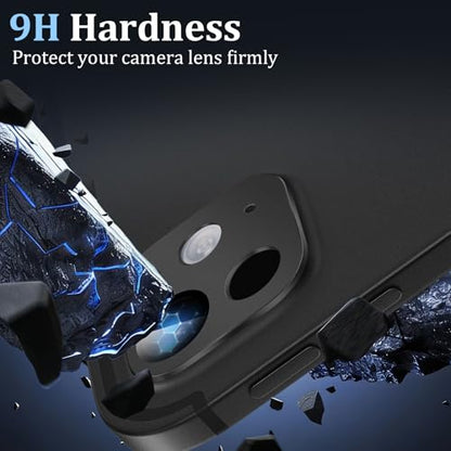 Camera Lens Protector Compatible for iPad Pro 11/13 Inch M5/M4 2025/2024,Matte Metal Tempered Glass Rear Camera Screen Cover Accessories,[Anti-Scratch] [Drop-Proof][Full Coverage] - Black - color: Black