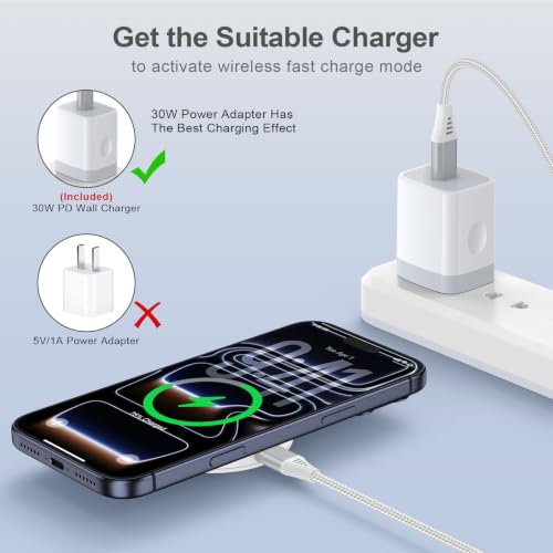 Super Fast Wireless Charger Pad Magnetic Charger for Samsung Galaxy S26 25W - color: White