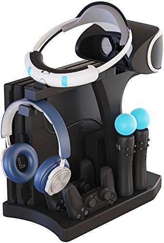 VR Charging Stand, PSVR Charging Station - color: PlayStation 4