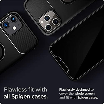 Spigen GlasTR EZ FIT Screen Protector for iPhone 12/12 Pro (6.1 inch) - size: iPhone 12 Pro / iPhone 12