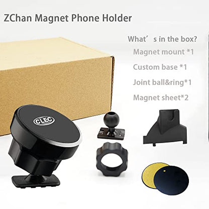 Civic 2026-2022(NOT CRV/Accord/HRV) Magnet Car Phone Holder Stand Apply to 11th Gen,360°Rotation Upgraded in Air Vent/Dashboard Car Phone Mount Custom for Honda Civic Apply to All inch Phone