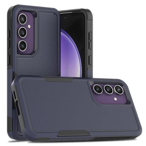 Dionsibei Designed for Samsung Galaxy A52 5G Case 2 in 1 Military Grade Drop Heavy Duty Rugged Shockproof Protective Cover Case for Galaxy A52 5G Phone Case (Blue) - color: Blue