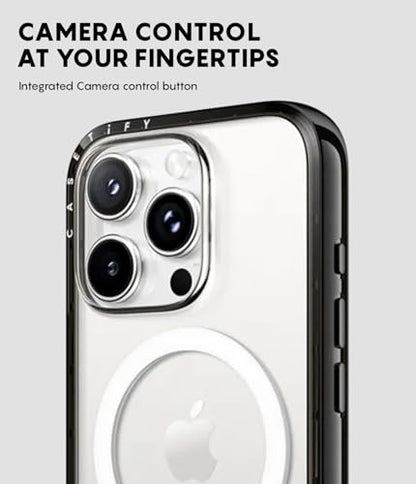 CASETiFY for iPhone 15 Case - Compact Compatible with MagSafe | Slim and Sleek | 4ft. 2x Military Grade Drop Protection | Zebra-Brown | Black - color: 01. Zebra-Brown, size: Iphone 15 (Magsafe)