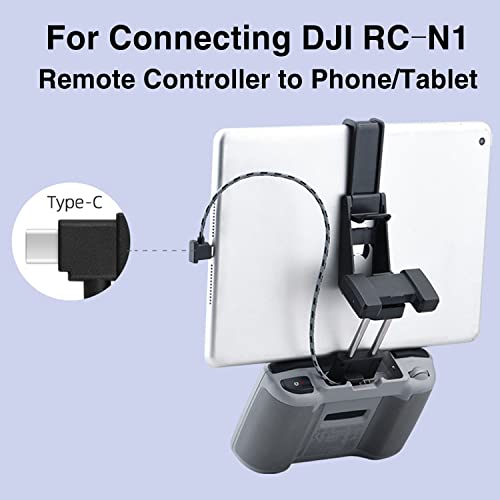 1FT USB C to USB C Remote Controller Cable for IPhone 15 Pro, DJI Mavic 3, Mini 2,Mini 3 Pro, Air 2S,Mavic Air 2, DJI RC-N1,RC Pro to Tablet Cable 90 Degree OTG Data Cord Accessories (USB C Connector) - size: 1FT(12in), style: USB C to USB C