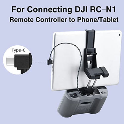 1FT USB C to USB C Remote Controller Cable for IPhone 15 Pro, DJI Mavic 3, Mini 2,Mini 3 Pro, Air 2S,Mavic Air 2, DJI RC-N1,RC Pro to Tablet Cable 90 Degree OTG Data Cord Accessories (USB C Connector) - size: 1FT(12in), style: USB C to USB C
