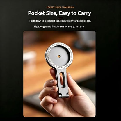 Dual-Sided Magnetic Phone Stand Holder for MagSafe, Grey - color: Grey
