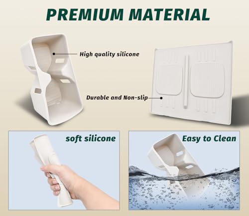 2Pcs Cup Holder Insert and Charging Mat for 2024-2026 Hyundai Santa Fe - size: For Santa Fe 2024-2026 2pcs White