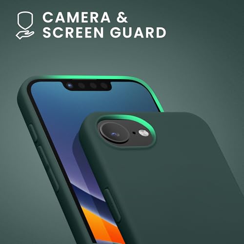 kwmobile Case Compatible with Apple iPhone 17e / iPhone 16e Case - Soft Slim Protective TPU Silicone Cover - Blue Green - color: blue green