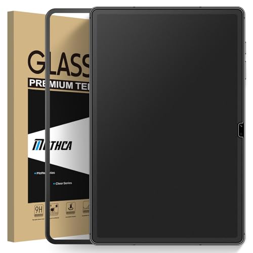 Mothca Matte Glass Screen Protector for Samsung Galaxy Tab S10 Lite / S10 FE / S9 FE 10.9" & Galaxy Tab S9 11" with Installation Frame, Anti-Glare & Anti-Fingerprint Tempered Glass Film, Smooth as Silk - size: S9 FE 10.9"/S9 11"