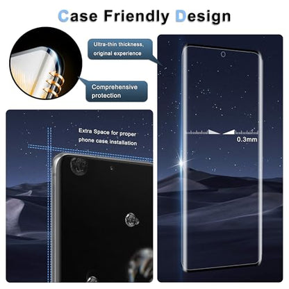 3 Pack for Samsung Galaxy S20 Ultra Screen Protector, 9H Tempered Glass Full Coverage, Case Friendly, HD Clear, Anti-Scratch, Fingerprint Compatible, Bubble-Free for S20 Ultra 5G 6.9” - size: 6.9 Inch-Galaxy S20 Ultra