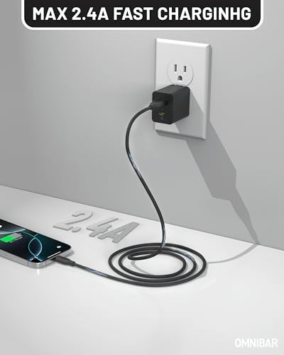 Silicone USB A to Lightning Cable 6FT, MFi Certified iPhone Cord - color: A to L Silicone Black