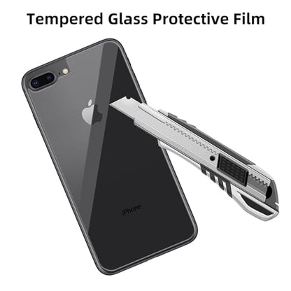 3 Pack Glass Back Screen Protector for iPhone 8 plus / 7 Plus 5.5" - size: iPhone 8 plus / 7 Plus