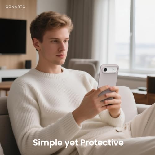 ORNARTO for iPhone Air Case 6.5", Slim Liquid Silicone 3 Layers Soft Gel Rubber Shockproof Protective Cover with Anti-Scratch Microfiber Lining-Stone Gray - color: Stone Gray