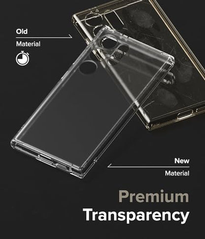 Ringke for Samsung Galaxy S24 Ultra Case [Fusion Matte Clear] | Oil & Dirt Resistant, Anti-Fingerprint Technology Prevents Oily Smudges, Frosted Coating Feels Velvety Soft - size: Galaxy S24 Ultra