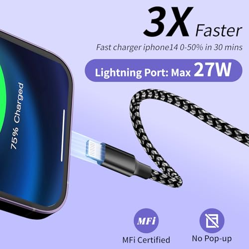 100W USB C Multi Charging Cable, 3 IN 1 USB C Charger Cable Fast Charging - color: Blackgrey, size: 1Pack 5FT