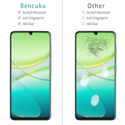 2 Pack Screen Protector for Samsung Galaxy A06 Tempered Glass Film - color: Clear-Galaxy A06