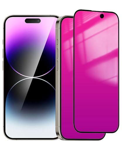 Privacy Screen Protector for iPhone 14 Pro Max 2 Pack (Pink) - color: for iPhone 14 Pro Max (Pink)