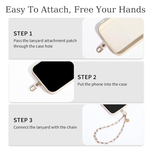 Phone Charm Detachable Metal Cellphone Wrist Strap for Women Girls, Cell Phone Lanyard - color: Bronze