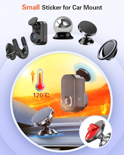 volport Extra Tape Super Sticky Adhesive Replacement and Phone Magnet Sticker Disc for Reusing Grip Stand Socket Base, Circle Double Sided Car Mount Holder Strong Glue Pads Round Magic Metal Plate
