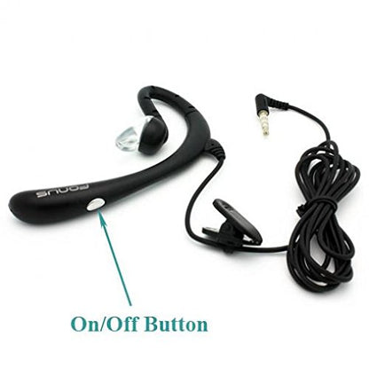 Wired Mono Headset Earphone w Mic Headphone 3.5mm Single Earbud Hands-Free Microphone Over-The-Ear Compatible with LG K40