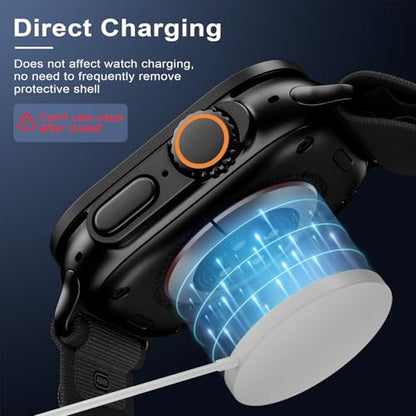 WSKEN for Apple Watch Ultra 3 / Ultra 2 Screen Protector - Privacy - color: Black