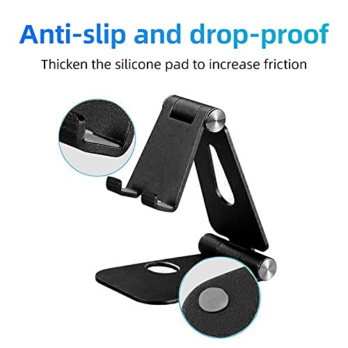cocopar Monitor Stand Adjustable Desk Mobile Phone Holder Fully Foldable Aluminum Compatible for Smartphone Portable Monitor iPad iPhone 12 Pro Mini Nintendo Switch Tablets