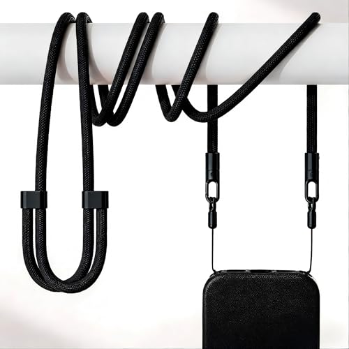 Phone Lanyard with 1 Phone Tab+2 Lanyard Holes, Camera Strap Crossbody Strap, Comfortable Durable, Anti-loss Outdoor & Travel for Iphone 17/Air/Pro/Max Phone Cases - color: 17-off-white