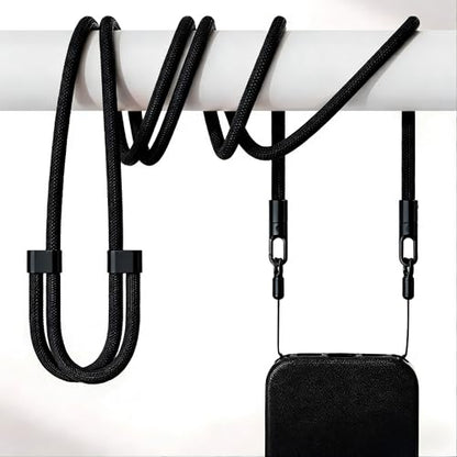 Phone Lanyard with 1 Phone Tab+2 Lanyard Holes, Camera Strap Crossbody Strap, Comfortable Durable, Anti-loss Outdoor & Travel for Iphone 17/Air/Pro/Max Phone Cases - color: 17-off-white