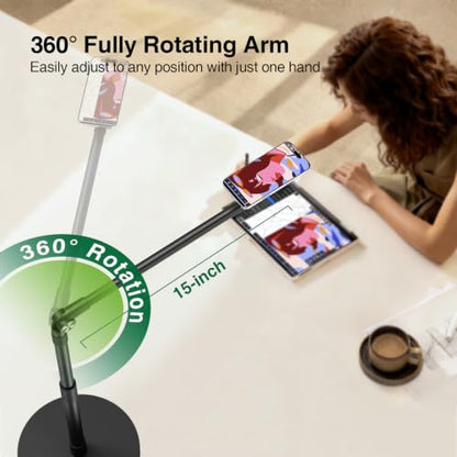 elitehood Magnetic Overhead Phone Stand Tripod for Video Recording - style: Magnetic Stand