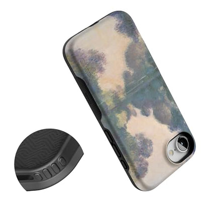 Casely iPhone 16e Case | Monet's Morning | The Met Museum | Bold Protective Design | Compatible with MagSafe - color: Monet's Morning | The Met Museum